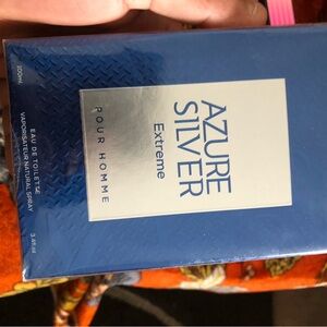 Azure Silver Extreme Pour Homme Eau de Toilette - Blue & Silver Box